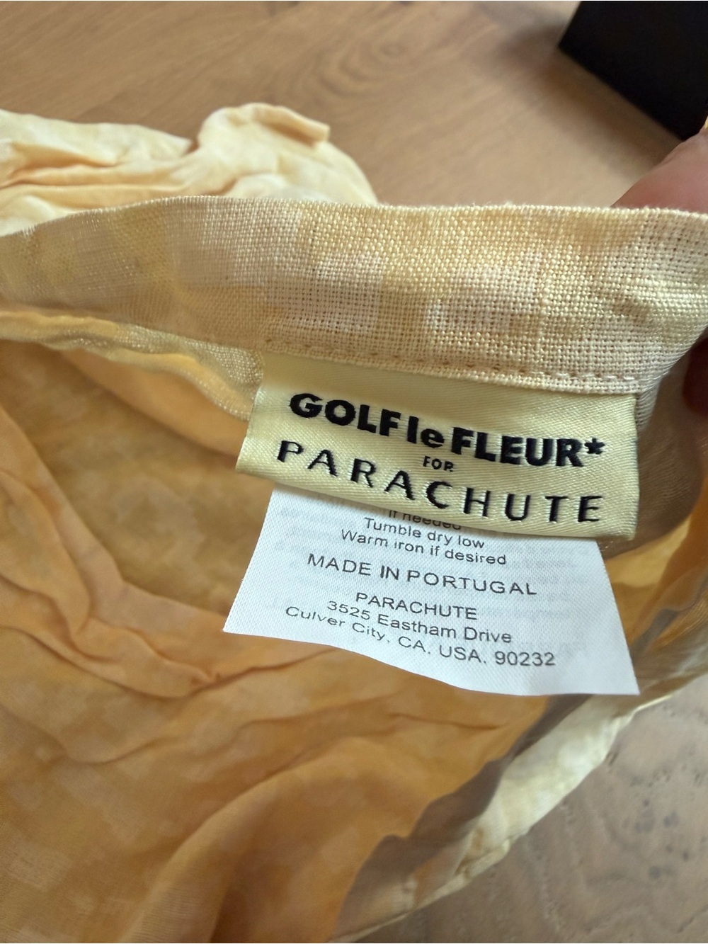 Parachute x Golf Le Fleur Collab Light Yellow Linen Bedding Set - Picture 7 of 7